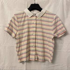 Forever 21 cropped polo